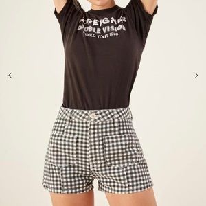 Brand New Reformation Gingham Shorts!